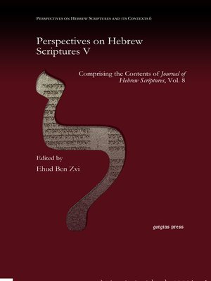 cover image of Perspectives on Hebrew Scriptures V